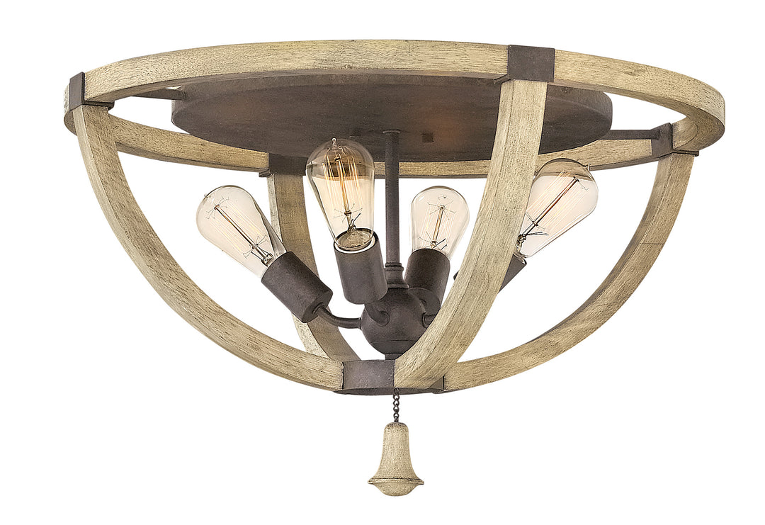Fredrick Ramond Middlefield Flush Mount Medium Flush Mount Iron Rust FR40571IRR