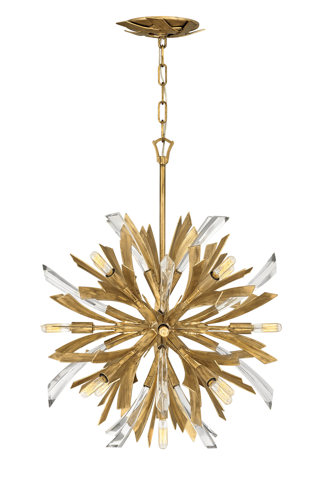 Fredrick Ramond Vida Chandelier Small Orb Chandelier Burnished Gold FR40904BNG