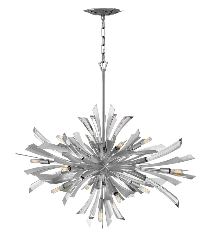 Fredrick Ramond Vida Chandelier Large Single Tier Chandelier Glacial FR40906GG