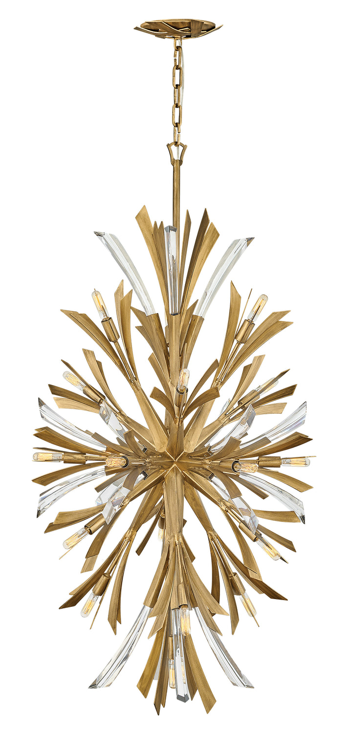 Fredrick Ramond Vida Chandelier Medium Orb Chandelier Burnished Gold FR40907BNG