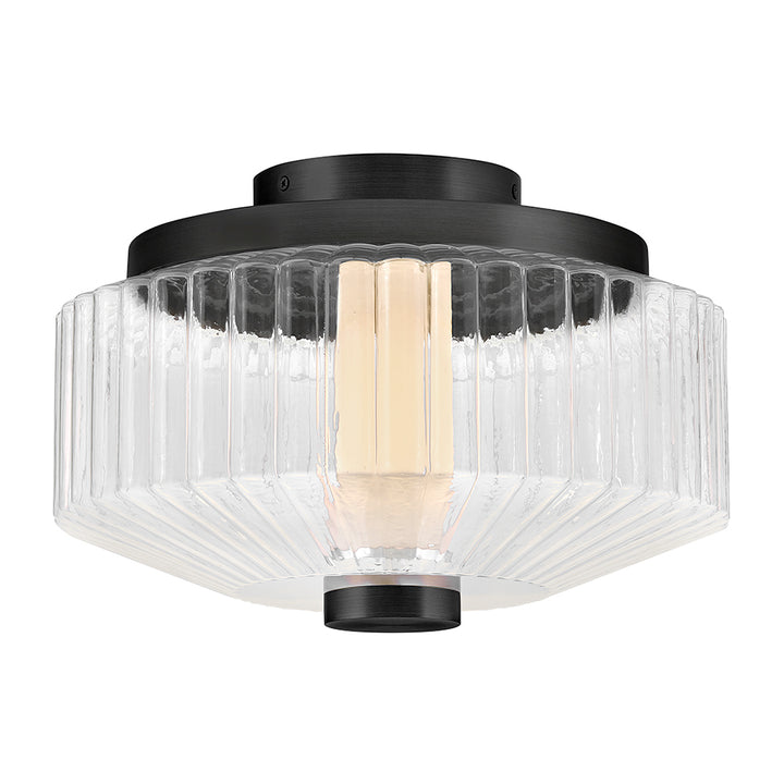 Fredrick Ramond Reign Flush Mount Small LED Flush Mount Black FR41463BK
