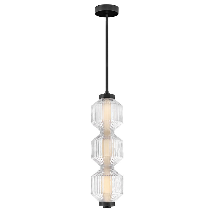 Fredrick Ramond Reign Pendant Small LED Convertible Pendant Black FR41467BK