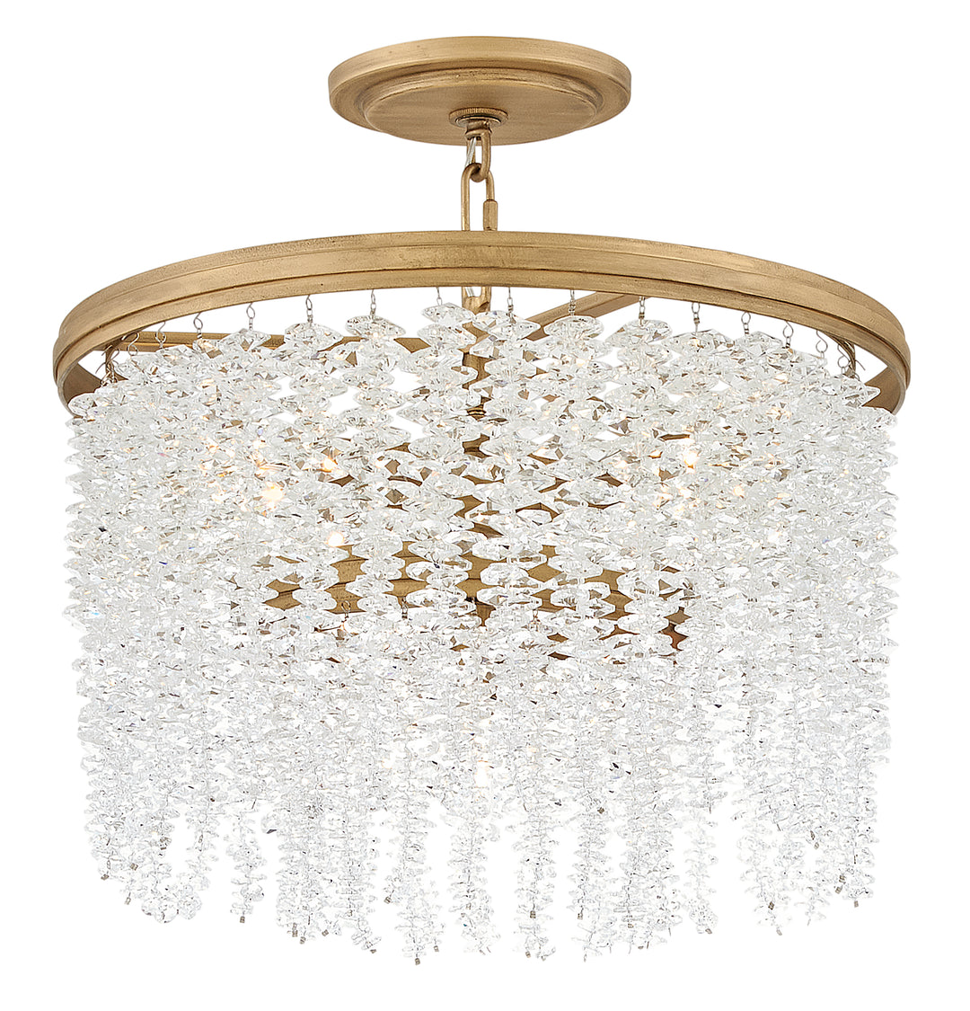 Fredrick Ramond Rubina Semi-Flush Mount Medium Convertible Semi-Flush Mount Burnished Gold FR41493BNG