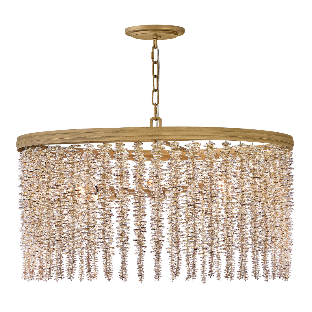 Fredrick Ramond Rubina Chandelier Medium Convertible Chandelier Burnished Gold FR41494BNG-LA