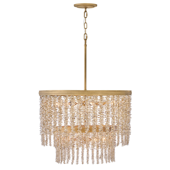 Fredrick Ramond Rubina Chandelier Medium Convertible Chandelier Burnished Gold FR41495BNG-LA