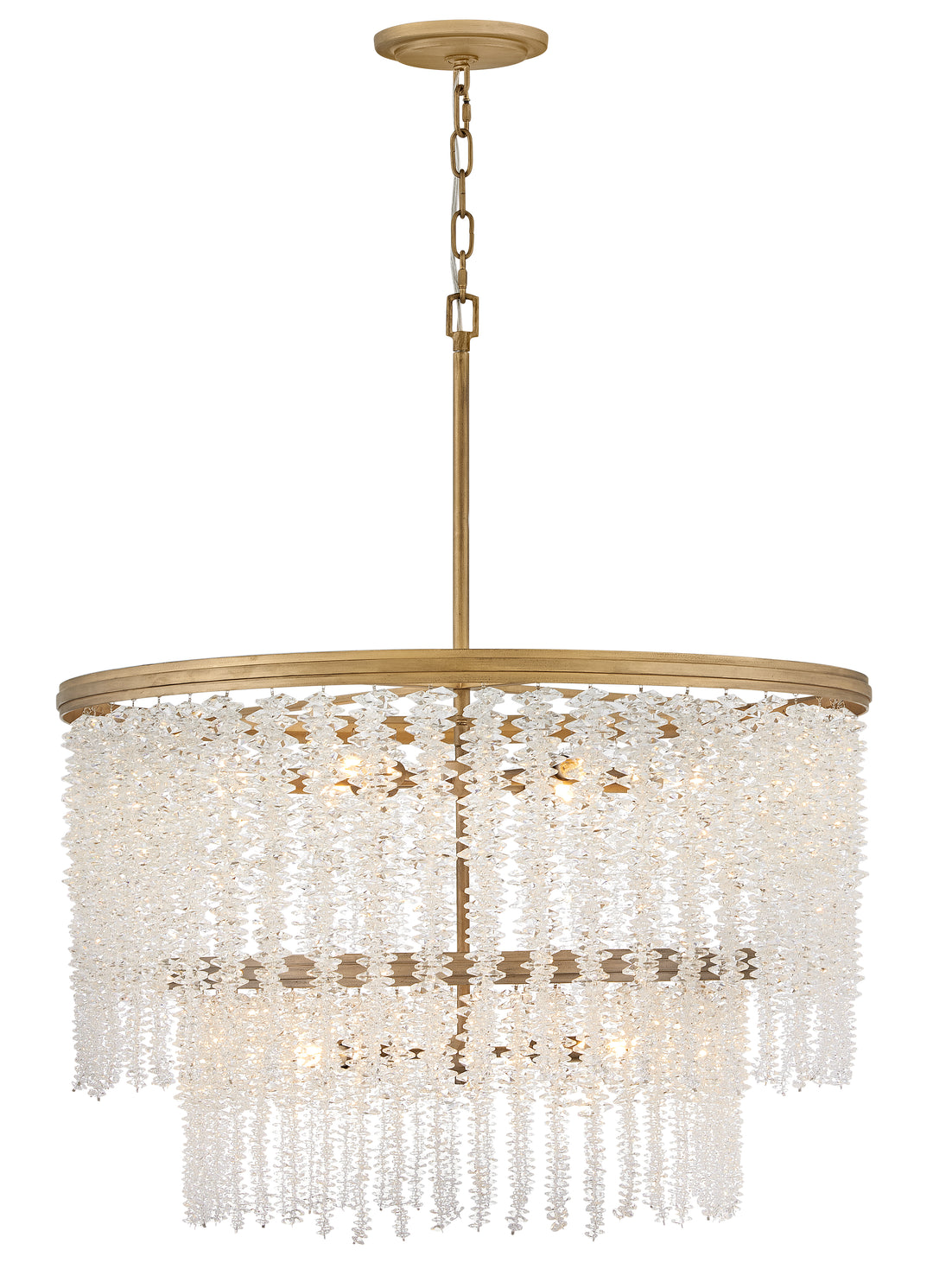 Fredrick Ramond Rubina Chandelier Medium Chandelier Burnished Gold FR41498BNG