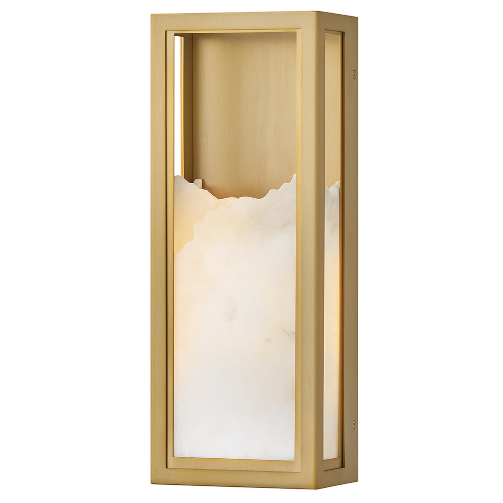 Fredrick Ramond Veleta Wall Sconce Large Single Light Sconce Lacquered Brass FR41530LCB