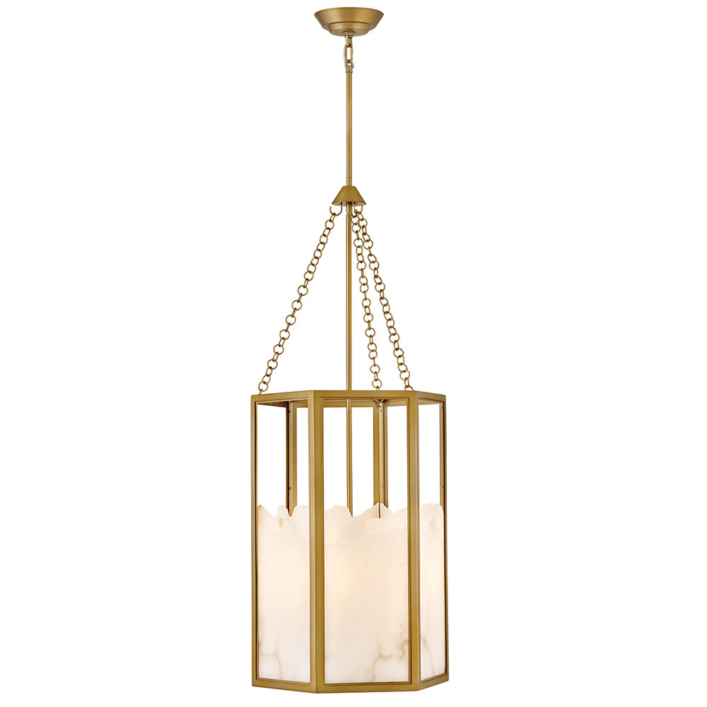 Fredrick Ramond Veleta Chandelier Medium Chandelier Lacquered Brass FR41535LCB