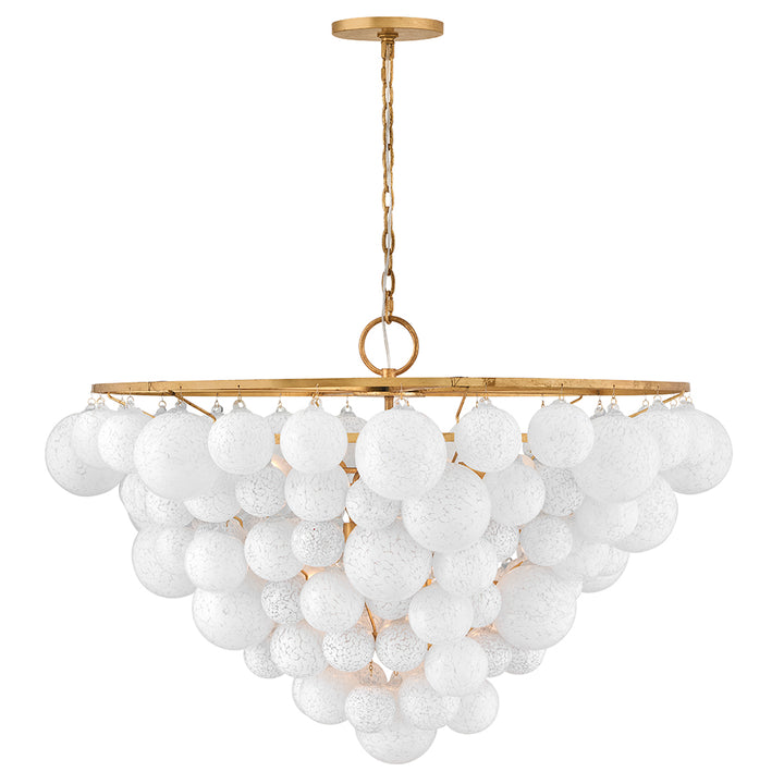 Fredrick Ramond Marabel Chandelier Large Chandelier Distressed Brass FR41568DA