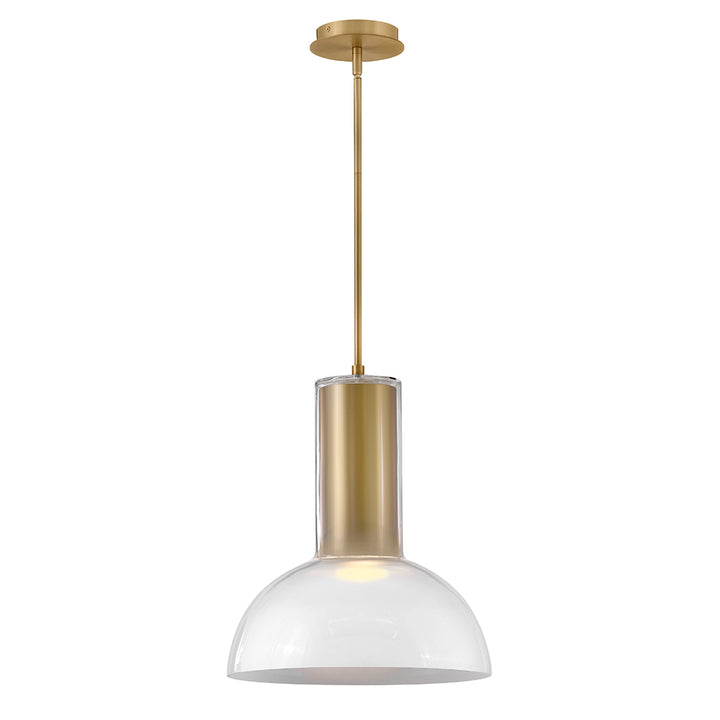 Fredrick Ramond Ombra Pendant Large Pendant Lacquered Brass FR41577LCB-LL
