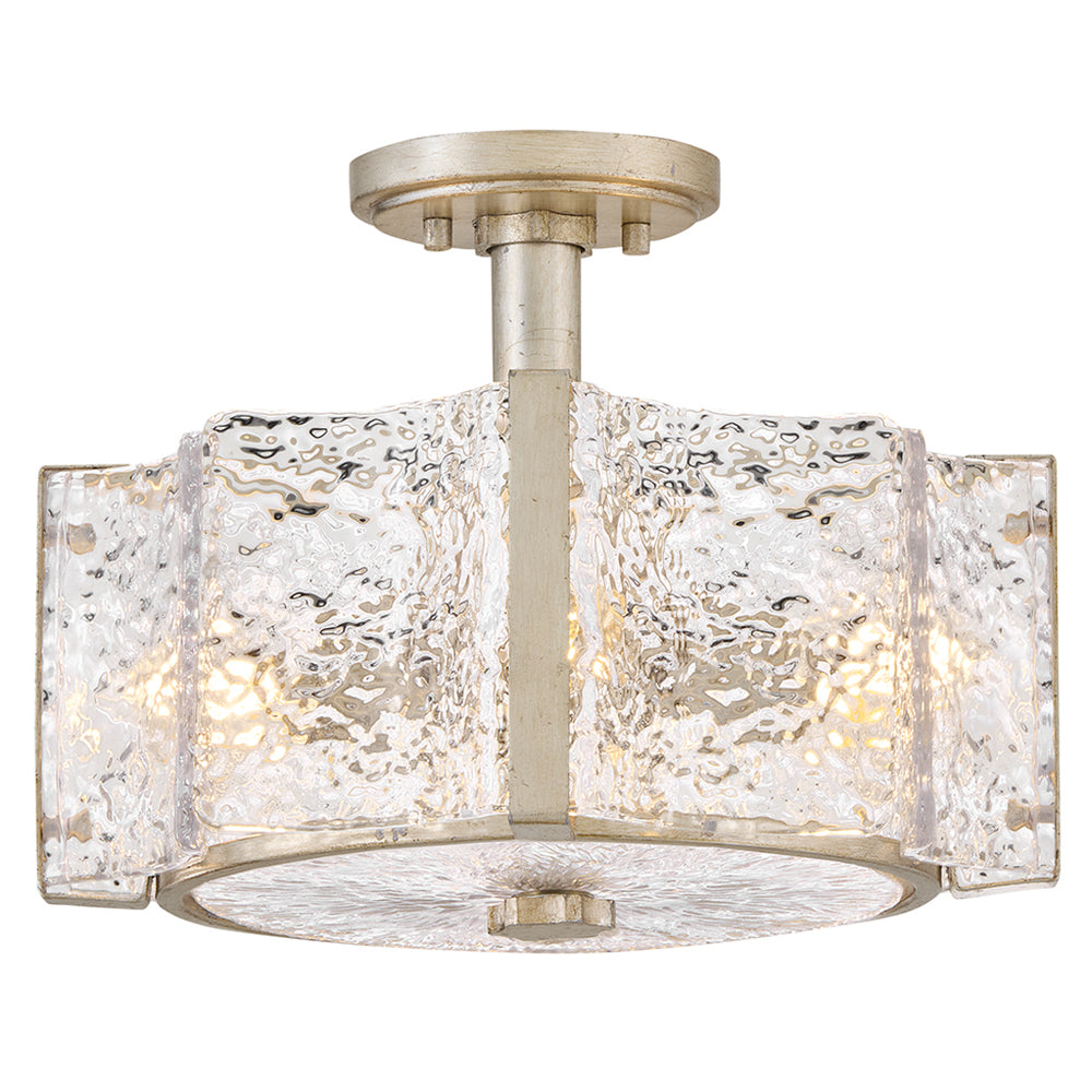 Fredrick Ramond Florian Semi-Flush Mount Medium Semi-Flush Mount Glacial FR41601GG