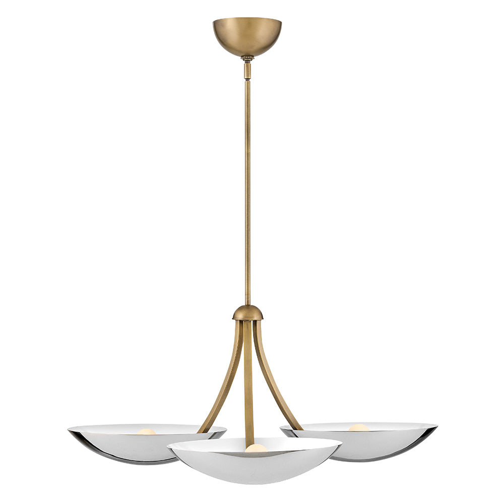 Fredrick Ramond Glenn Chandelier Large Chandelier Heritage Brass FR41646HB-CM