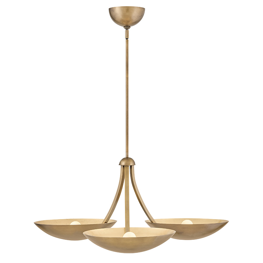 Fredrick Ramond Glenn Chandelier Large Chandelier Heritage Brass FR41646HB-GLF