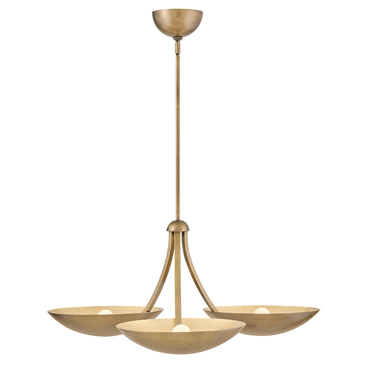 Fredrick Ramond Glenn Chandelier Large Chandelier Heritage Brass FR41646HB-GLF