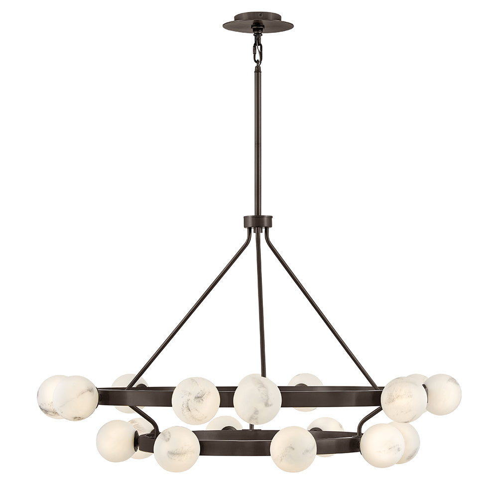 Fredrick Ramond Selene Chandelier Large Multi Tier Chandelier Black Oxide FR41905BX