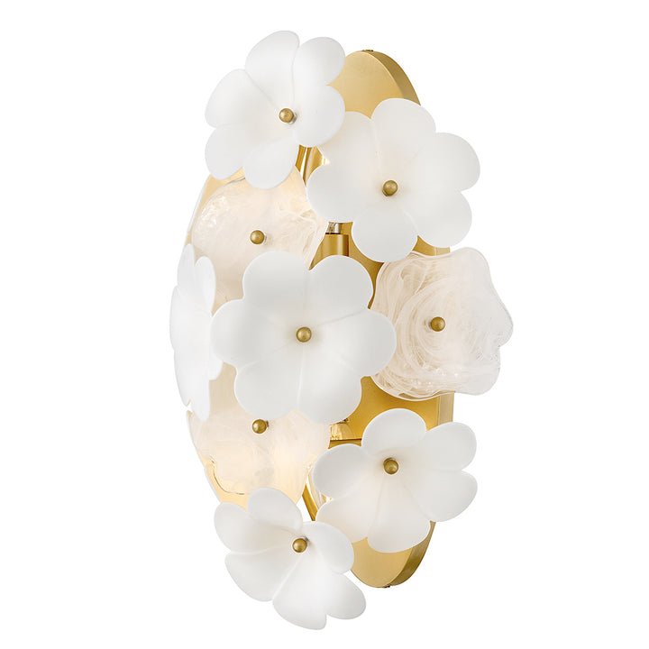Fredrick Ramond Marianne Wall Sconce Medium Two Light Sconce Deluxe Gold FR41960DG