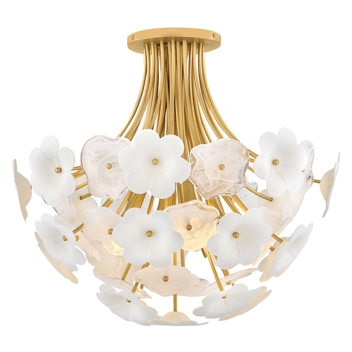 Fredrick Ramond Marianne Semi-Flush Mount Medium Semi-Flush Mount Deluxe Gold FR41961DG