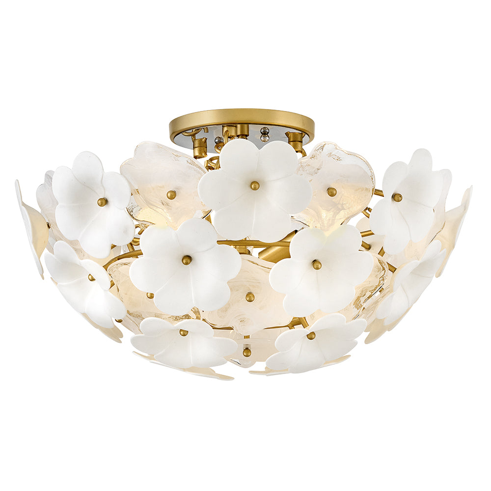 Fredrick Ramond Marianne Semi-Flush Mount Medium Semi-Flush Mount Deluxe Gold FR41963DG