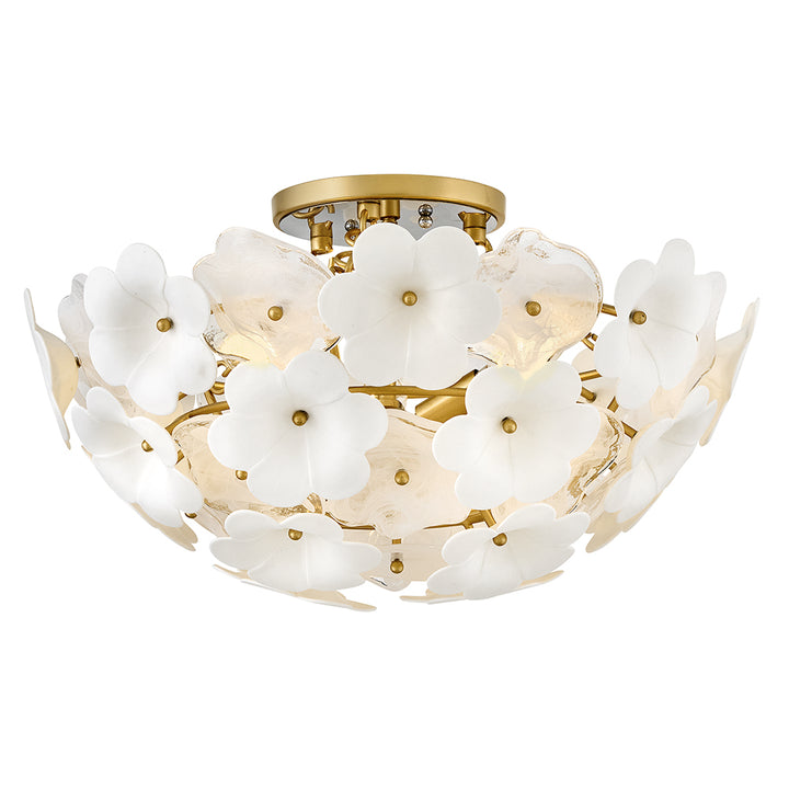 Fredrick Ramond Marianne Semi-Flush Mount Medium Semi-Flush Mount Deluxe Gold FR41963DG