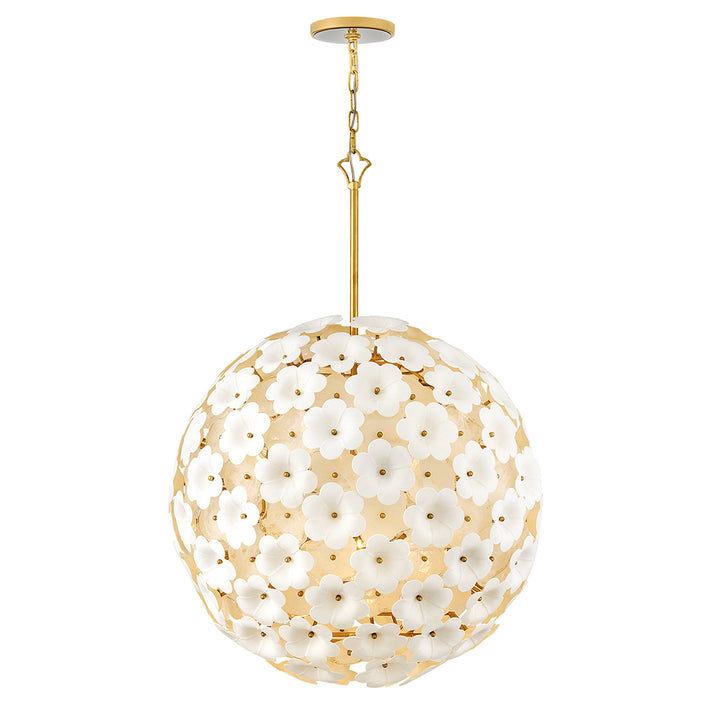 Fredrick Ramond Marianne Chandelier Medium Globe Chandelier Deluxe Gold FR41966DG
