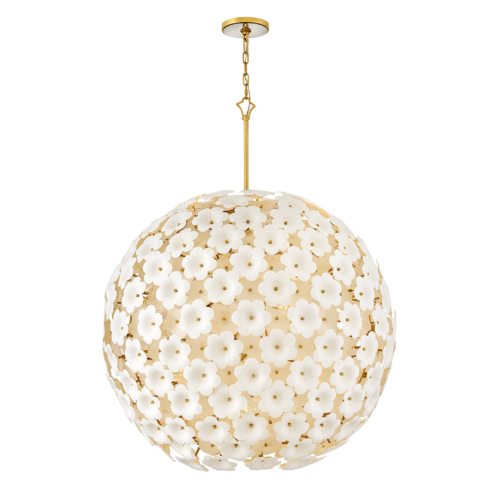 Fredrick Ramond Marianne Chandelier Large Globe Chandelier Deluxe Gold FR41967DG