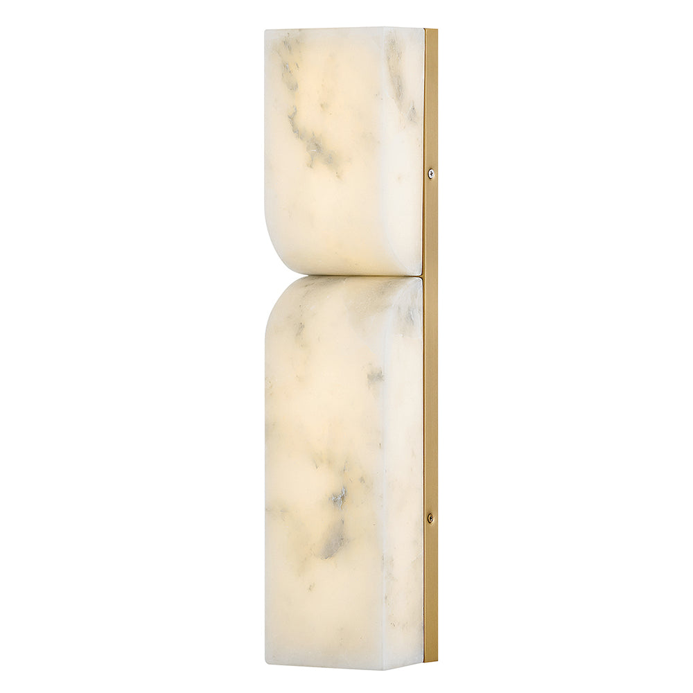 Fredrick Ramond Alune Wall Sconce Medium LED Sconce Lacquered Brass FR41970LCB