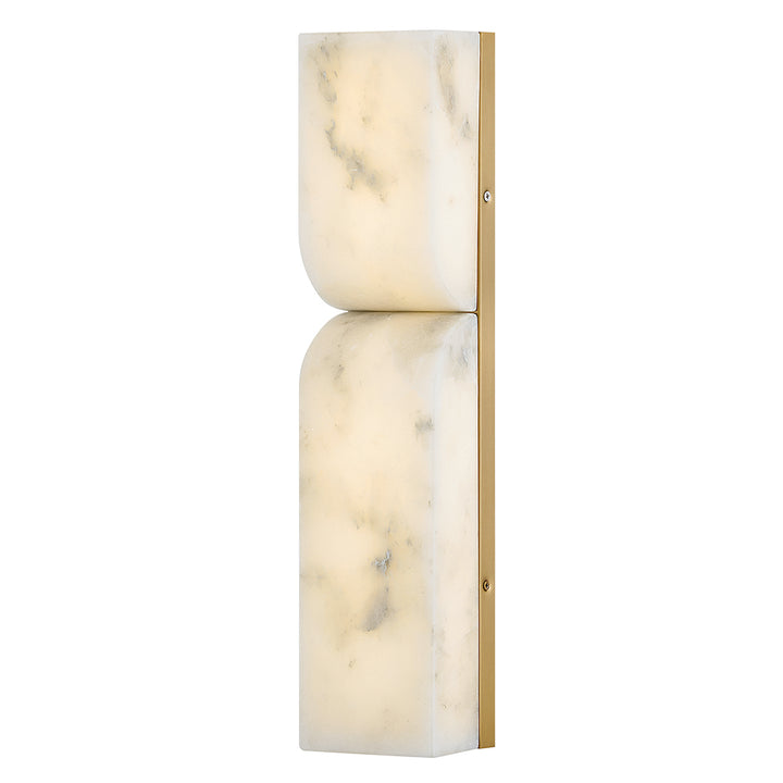 Fredrick Ramond Alune Wall Sconce Medium LED Sconce Lacquered Brass FR41970LCB