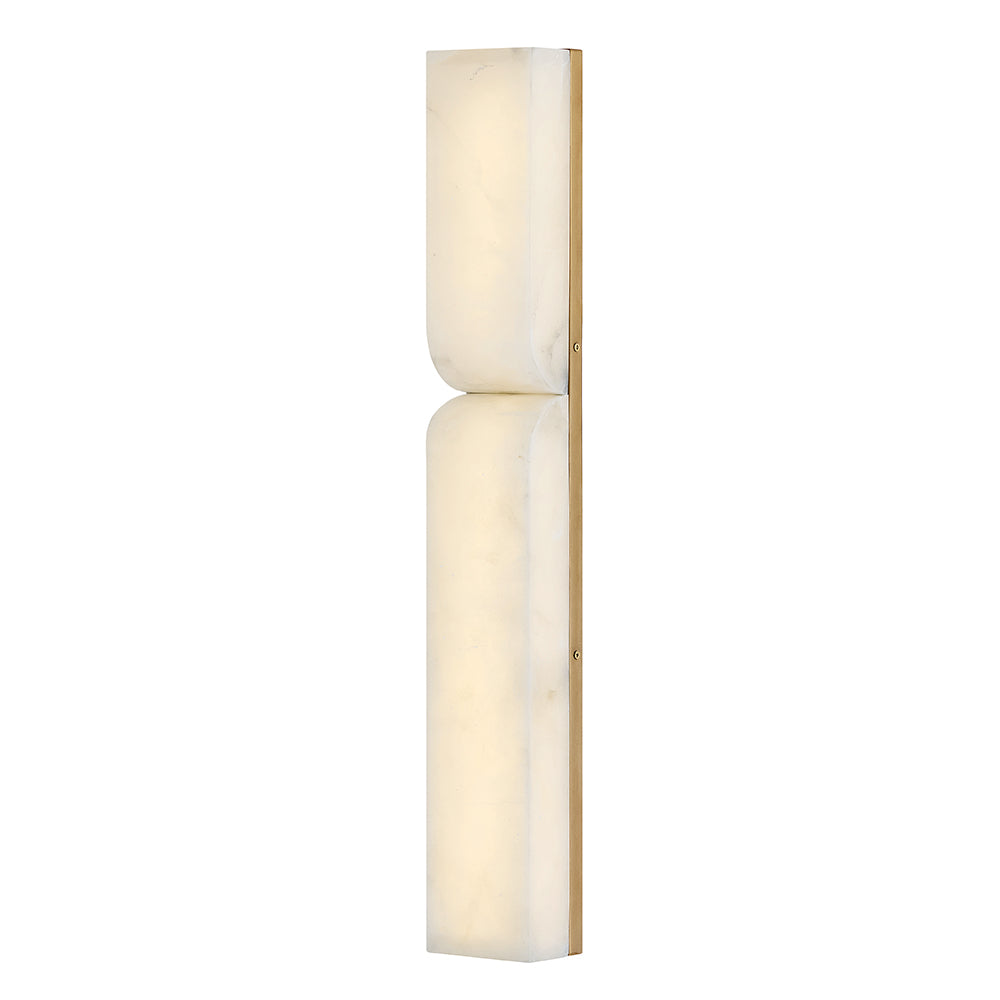 Fredrick Ramond Alune Wall Sconce Large LED Sconce Lacquered Brass FR41972LCB