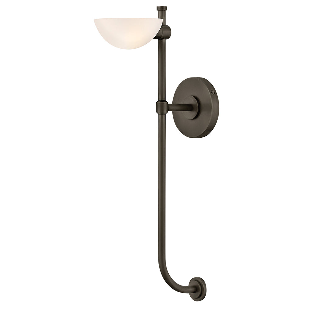 Fredrick Ramond Merit Wall Sconce Large Single Light Sconce Black Oxide FR42110BX