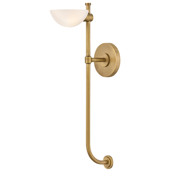 Fredrick Ramond Merit Wall Sconce Large Single Light Sconce Heritage Brass FR42110HB