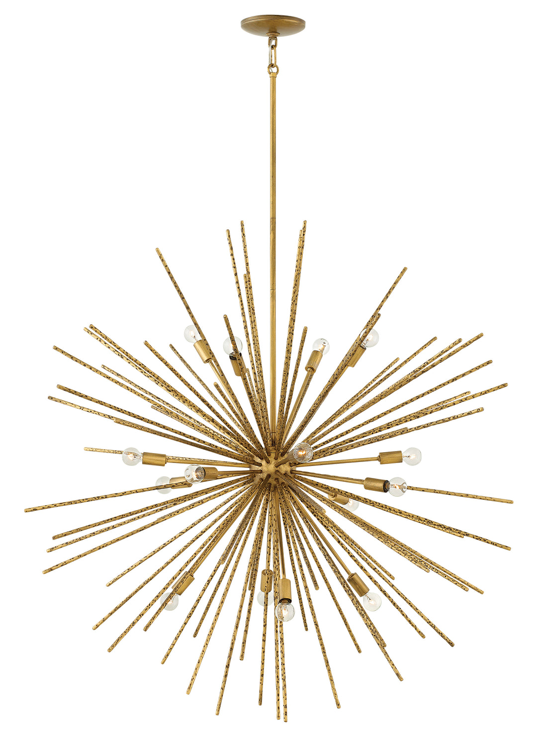 Fredrick Ramond Tryst Chandelier Large Orb Chandelier Burnished Gold FR43016BNG