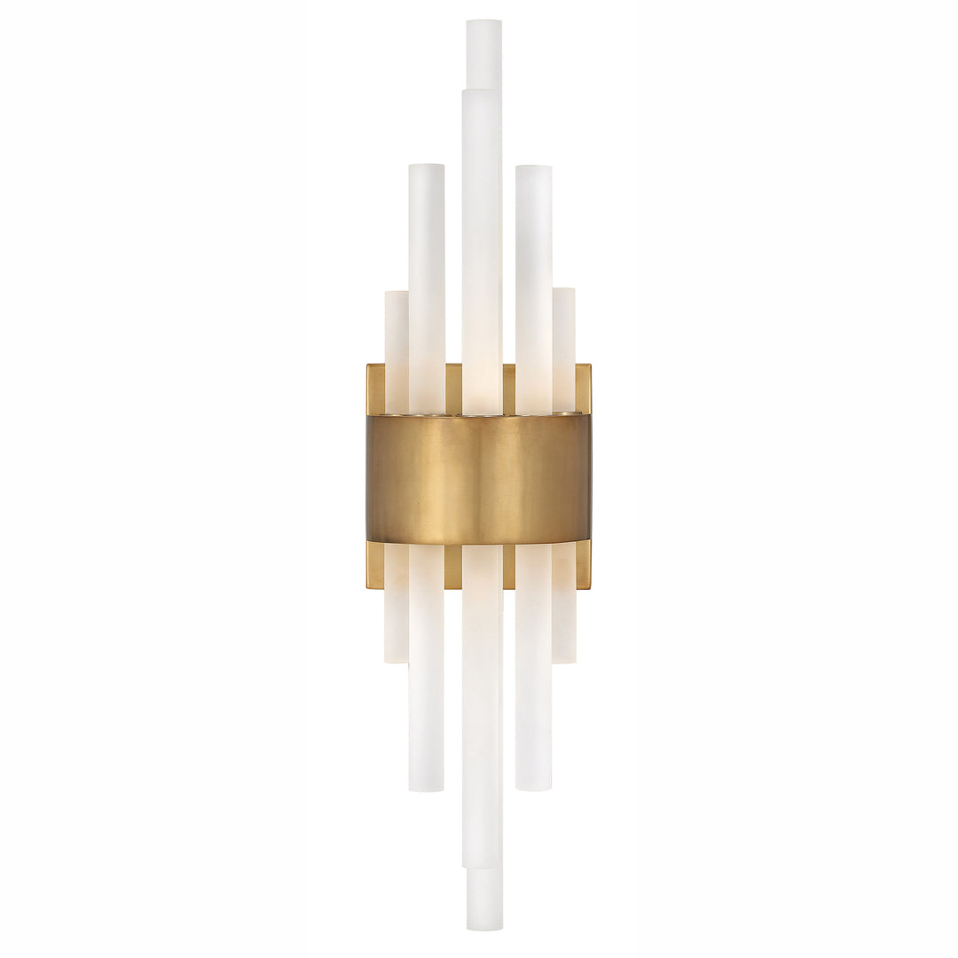 Fredrick Ramond Trinity Wall Sconce Large LED Sconce Heritage Brass FR46102HBR