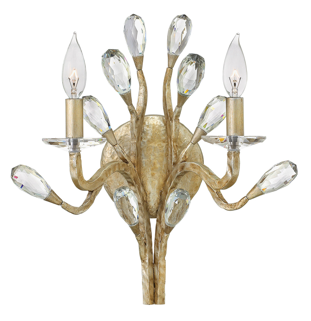 Fredrick Ramond Eve Wall Sconce Medium Two Light Sconce Champagne Gold FR46802CPG