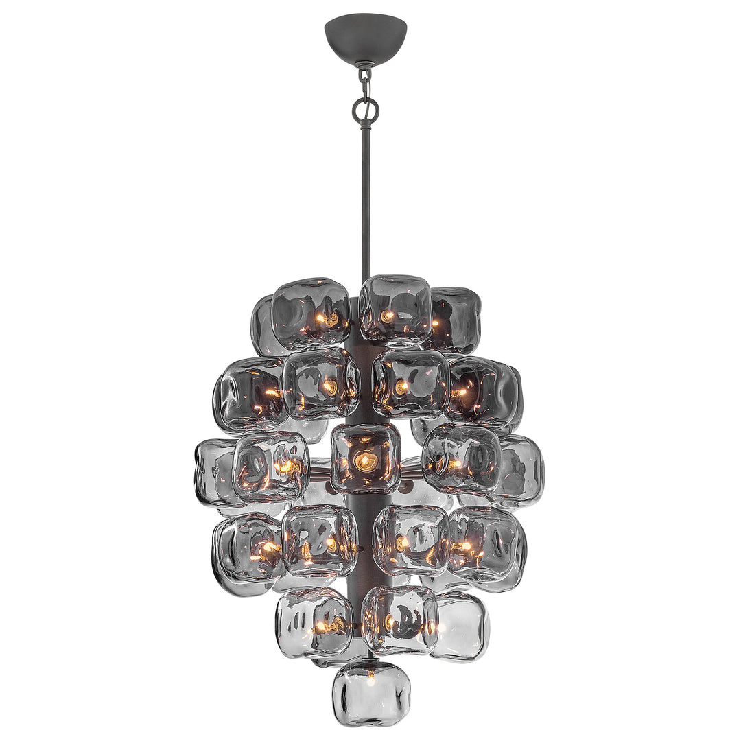 Fredrick Ramond Perriand Chandelier Small Chandelier Brushed Graphite FR46856BGR