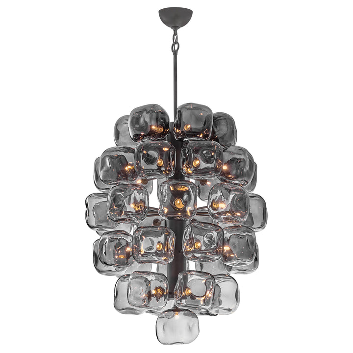 Fredrick Ramond Perriand Chandelier Medium Chandelier Brushed Graphite FR46858BGR