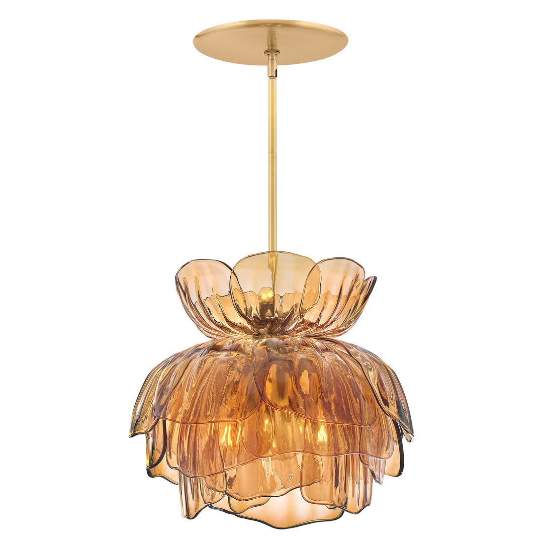 Fredrick Ramond Fantine Chandelier Small Chandelier Unlacquered Brass FR46895UB-AM