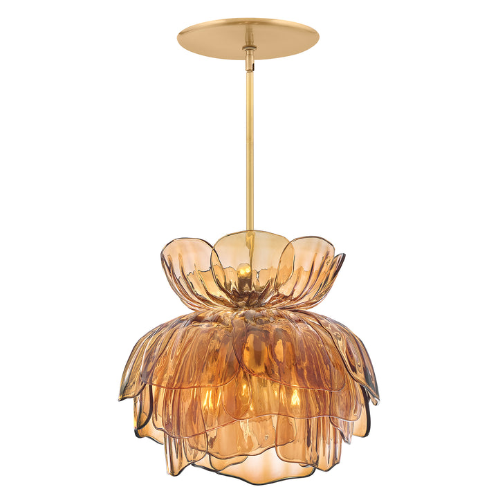 Fredrick Ramond Fantine Chandelier Small Chandelier Unlacquered Brass FR46895UB-AM