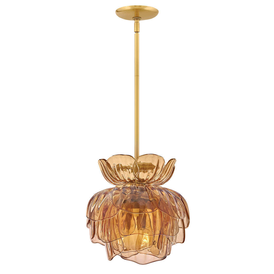 Fredrick Ramond Fantine Pendant Medium Pendant Unlacquered Brass FR46897UB-AM