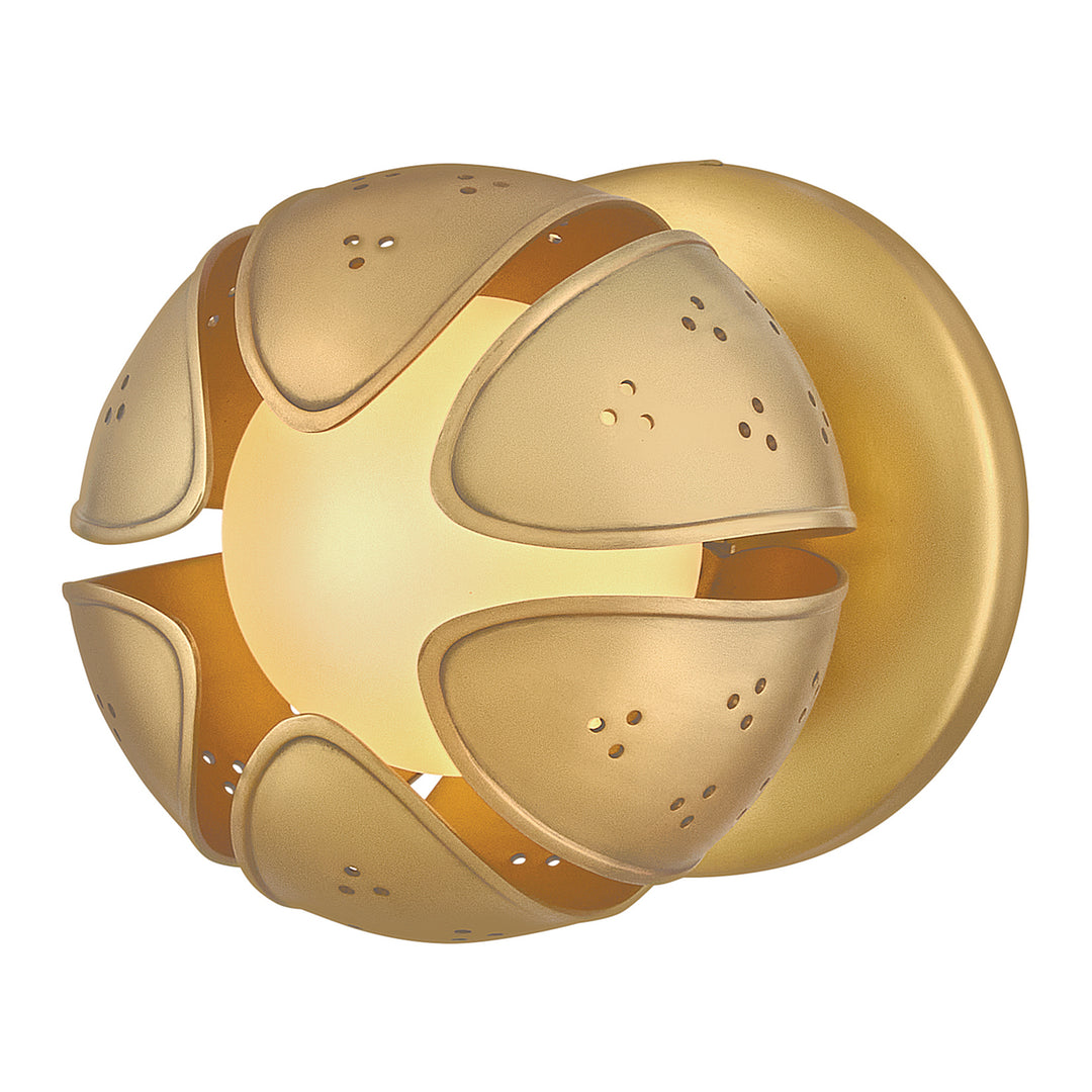 Fredrick Ramond Anthos Wall Sconce Small Single Light Sconce Unlacquered Brass FR46960UB-LL