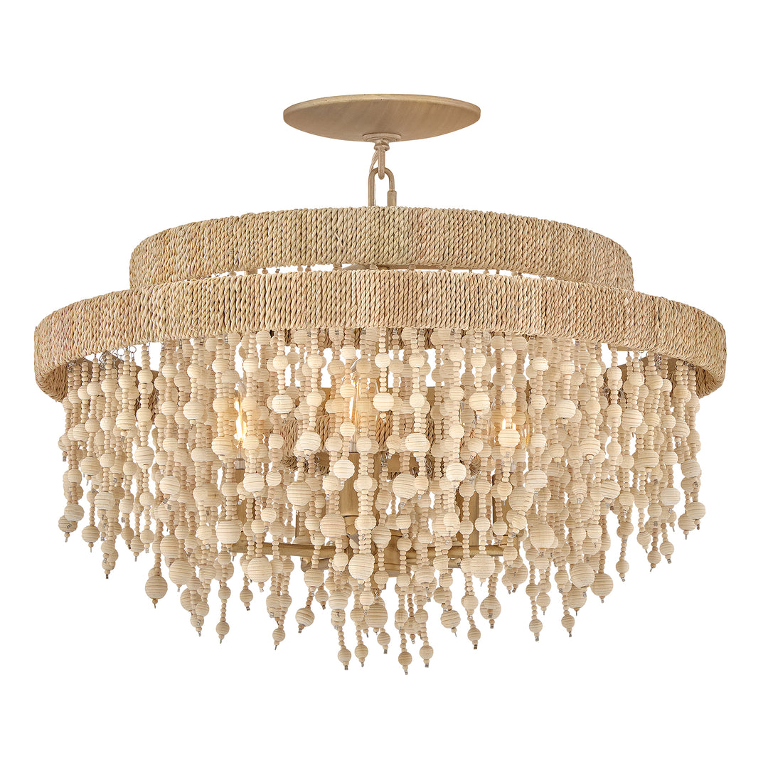 Fredrick Ramond Freya Semi-Flush Mount Medium Semi Flush Mount Burnished Gold FR47003BNG