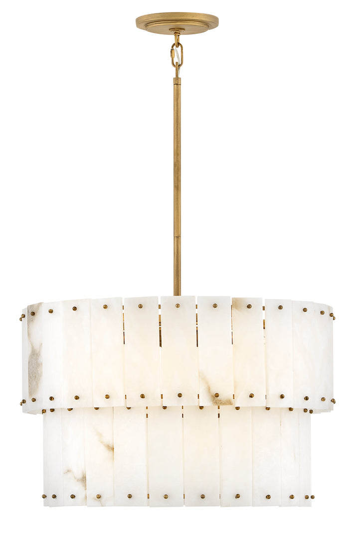 Fredrick Ramond Simone Chandelier Medium Convertible Chandelier Burnished Gold FR47751BNG