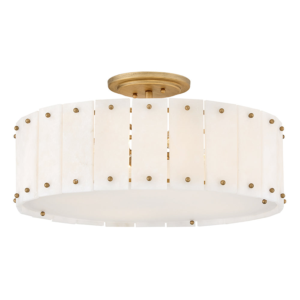 Fredrick Ramond Simone Semi-Flush Mount Medium Semi-Flush Mount Burnished Gold FR47753BNG