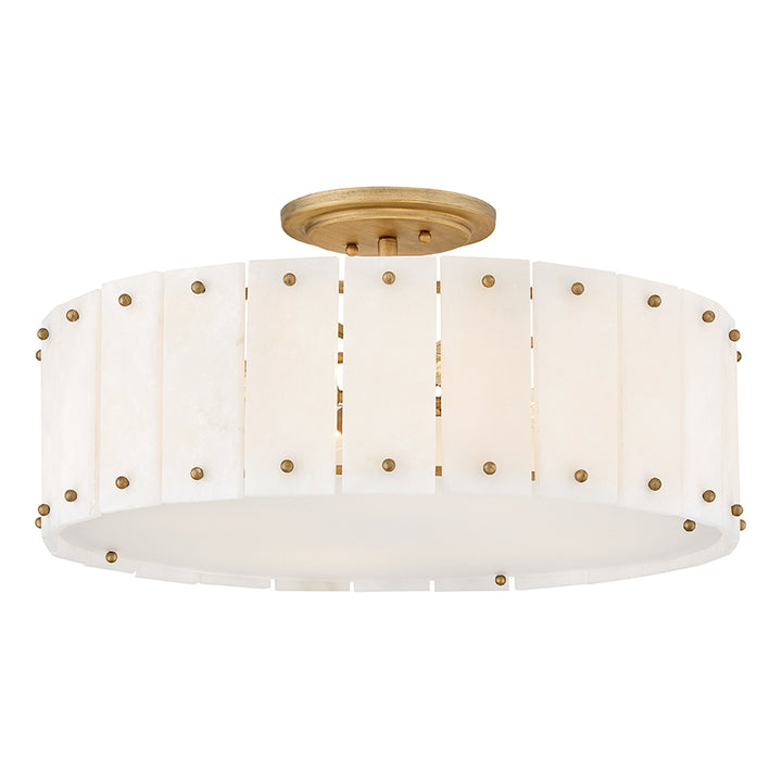 Fredrick Ramond Simone Semi-Flush Mount Medium Semi-Flush Mount Burnished Gold FR47753BNG