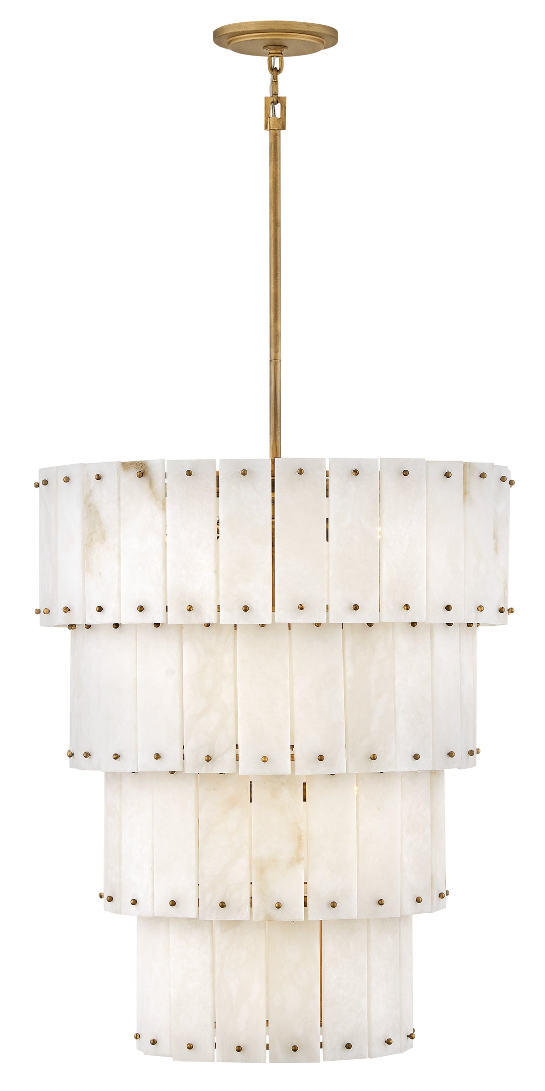 Fredrick Ramond Simone Chandelier Medium Multi Tier Chandelier Burnished Gold FR47758BNG