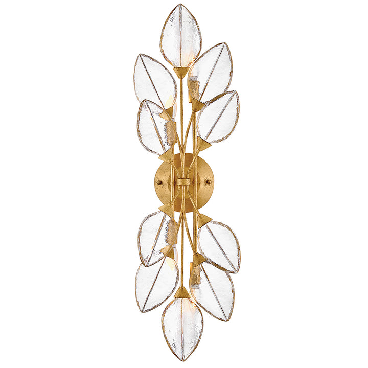 Fredrick Ramond Amira Wall Sconce Large Four Light Sconce Distressed Brass FR47762DA