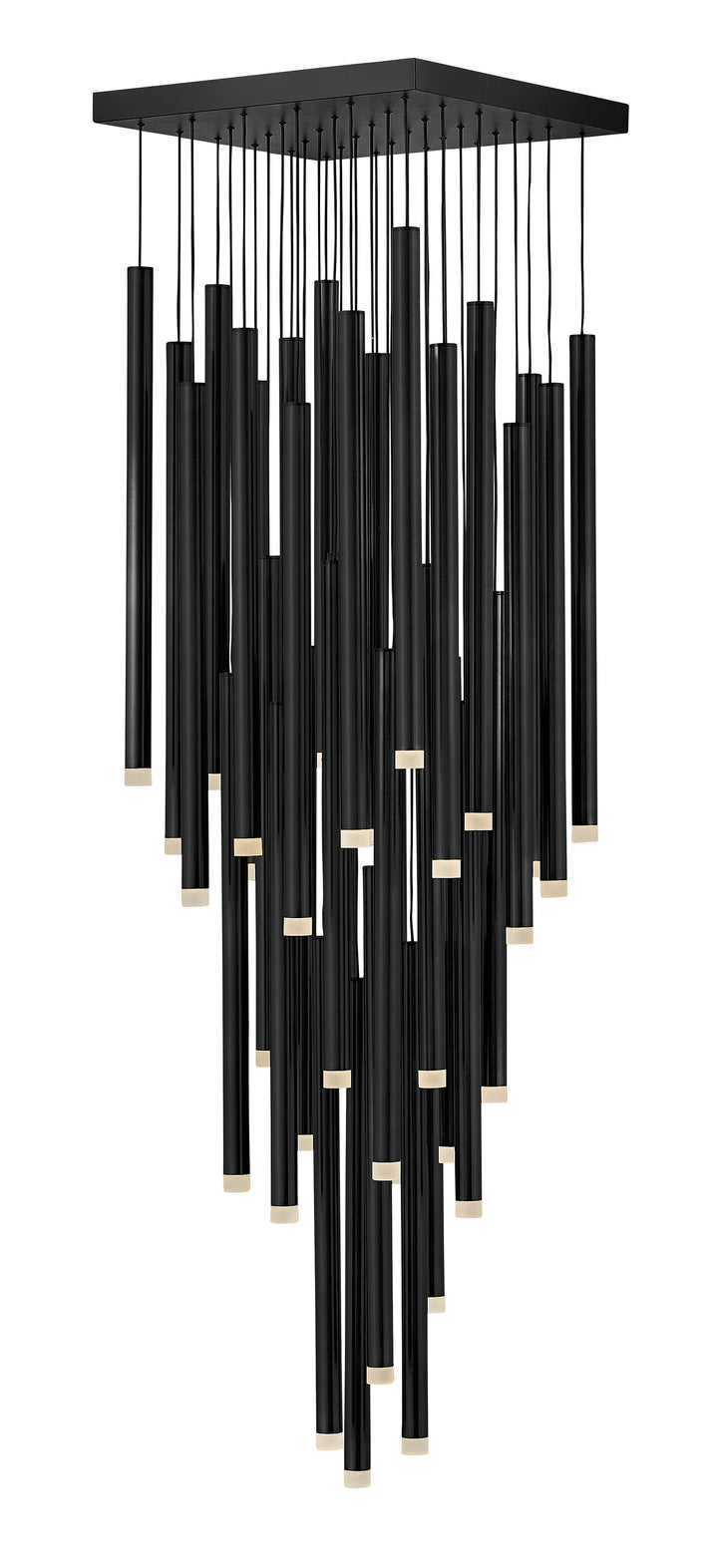 Fredrick Ramond Harmony Chandelier Large Adjustable Pendant Black FR49908BLK