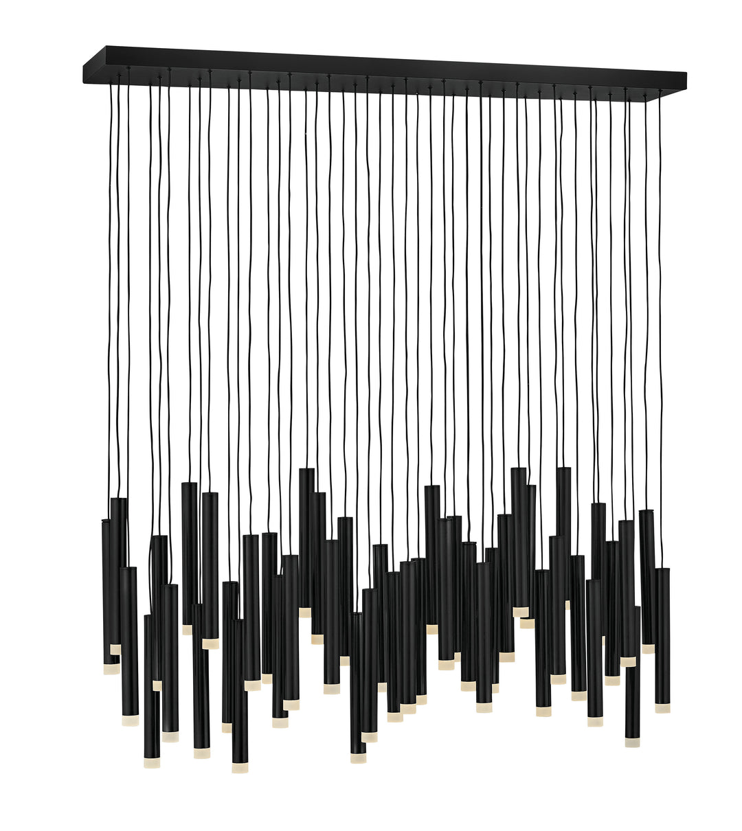 Fredrick Ramond Harmony Linear Chandelier Medium Adjustable LED Linear Black FR49909BLK