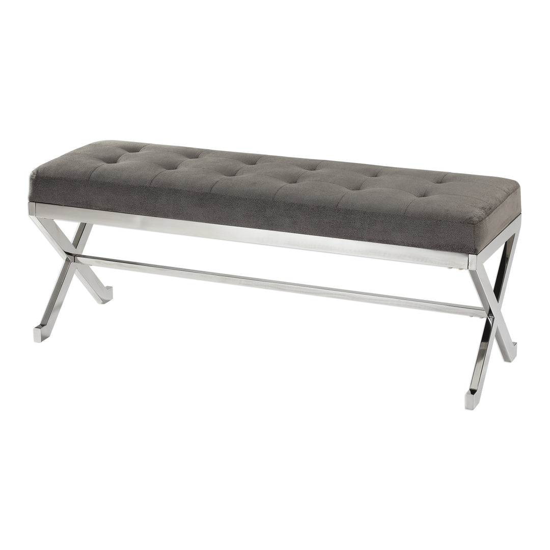 Uttermost Bijou Fabric Bench Benches Uttermost   