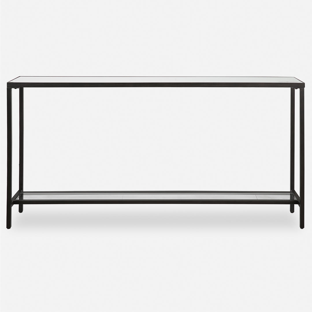 Uttermost Hayley Black Console Table End Tables Uttermost   