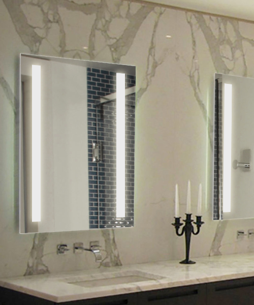 Electric Mirror Fusion™ Lighted Mirror LED Vanity Mirrors Electric Mirror 48 x 36 x 1.75 Yes 